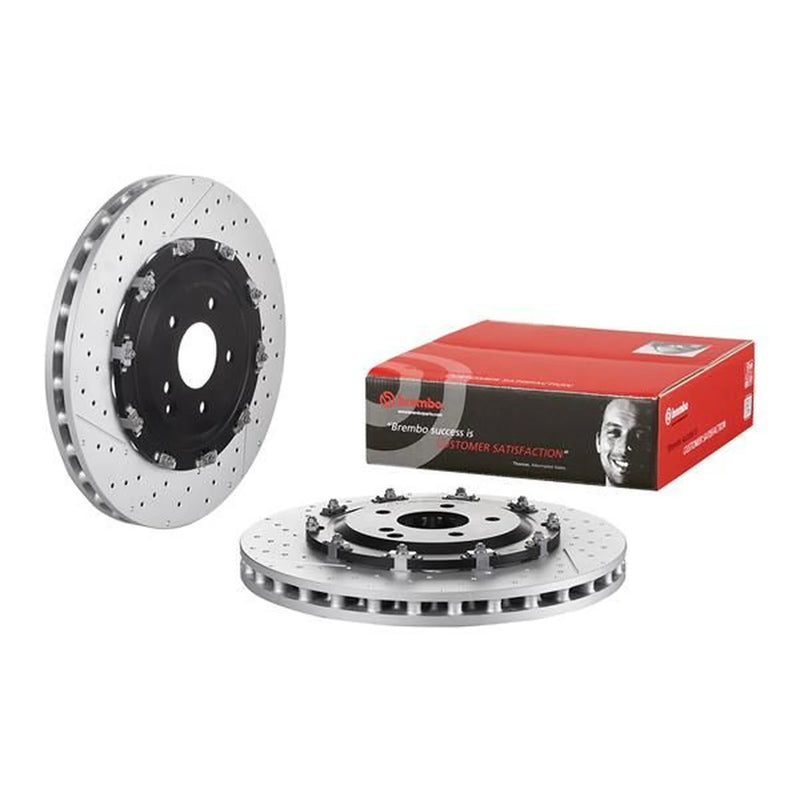 Brembo 2 x Aluminium Front Brake Disc Hub Brake Discs 09.9547.33