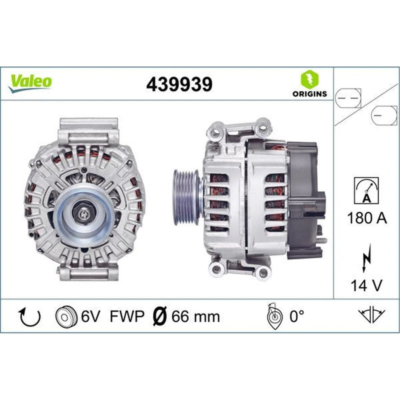 Valeo Car Alternator 12V 439939