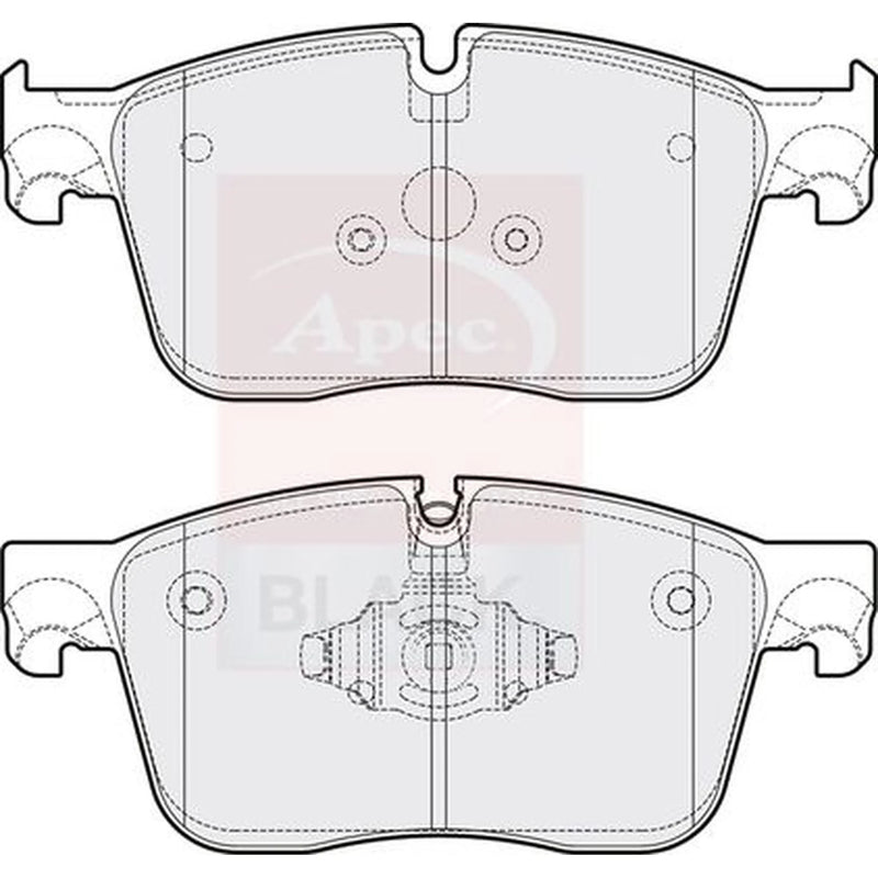 Apec Front Brake Pad Set PAD2113B