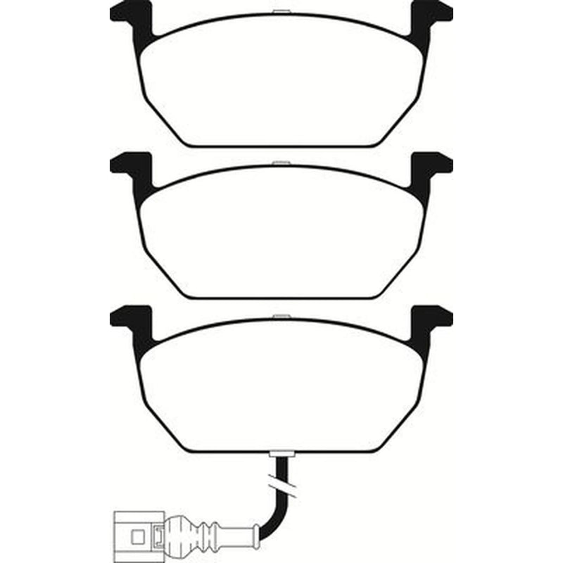 Abtex Front Brake Pad Set PLU2255
