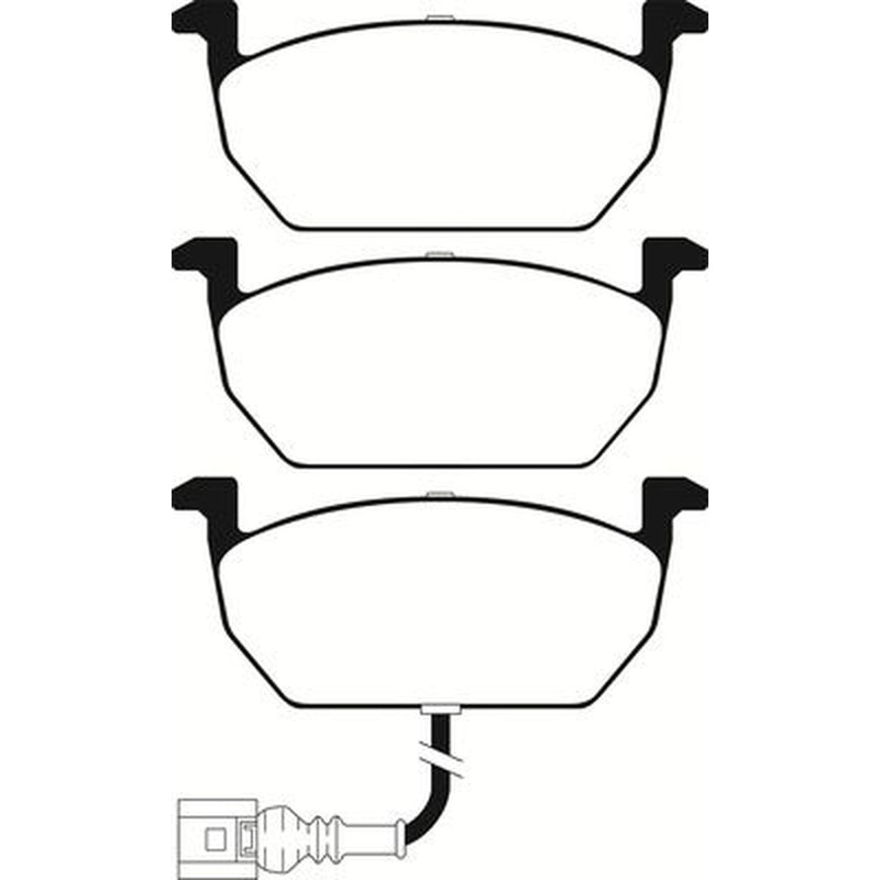 Abtex Front Brake Pad Set PLU2255