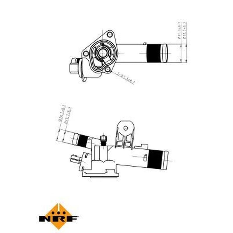 NRF Thermostat,Coolant 725082