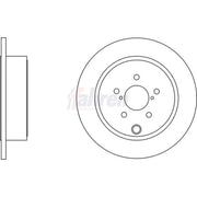 Fahren 2 x Solid Rear Brake Discs FBD6594