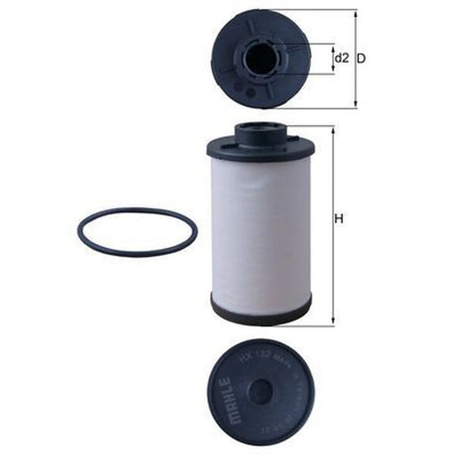 Mahle Automatic Transmission Hydraulic Filter HX 132D