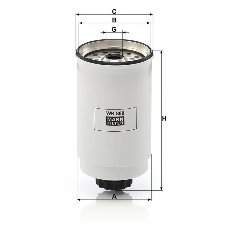 MANN-FILTER Fuel Filter Element WK 880