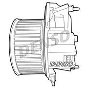 Denso Heater Blower Fan DEA09030