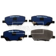 Borg & Beck 4 x Front Brake Pad Set BBP2519