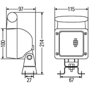 Hella Worklight High 1GA 007 506-101