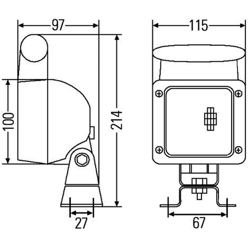 Hella Worklight High 1GA 007 506-101