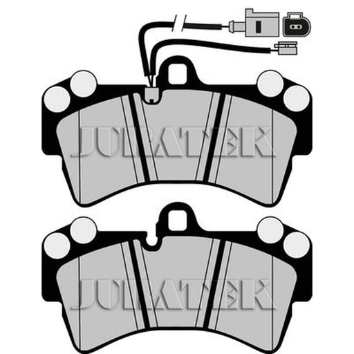 Juratek Front Brake Pad Set JCP1626
