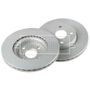 Borg & Beck 2 x Vented Front Brake Discs BBD4604