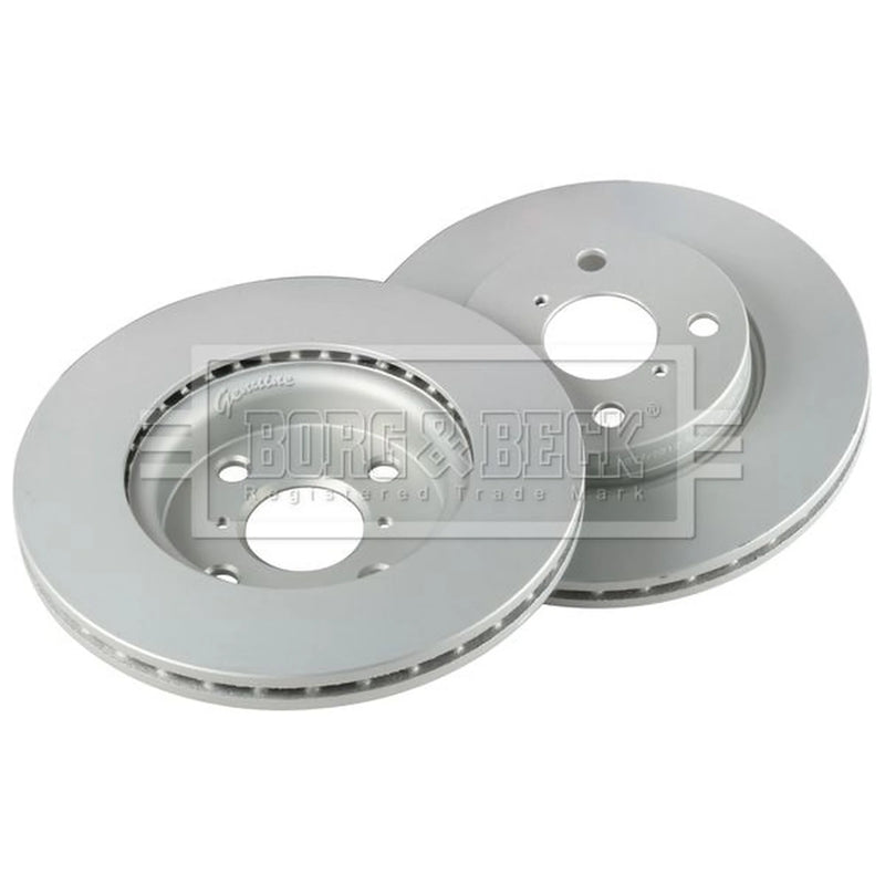 Borg & Beck 2 x Vented Front Brake Discs BBD4604