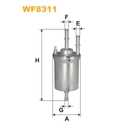 WIX Fuel Filter Element WF8311