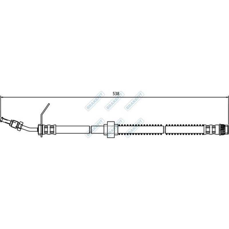 Apec Brake Hydraulic Hose Line Front BHO4204