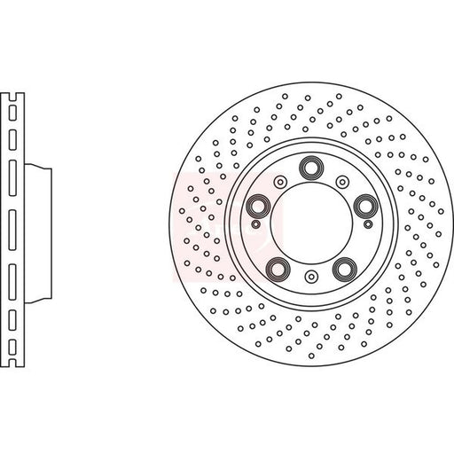 Apec 2 x / Rear Brake Discs DSK3110