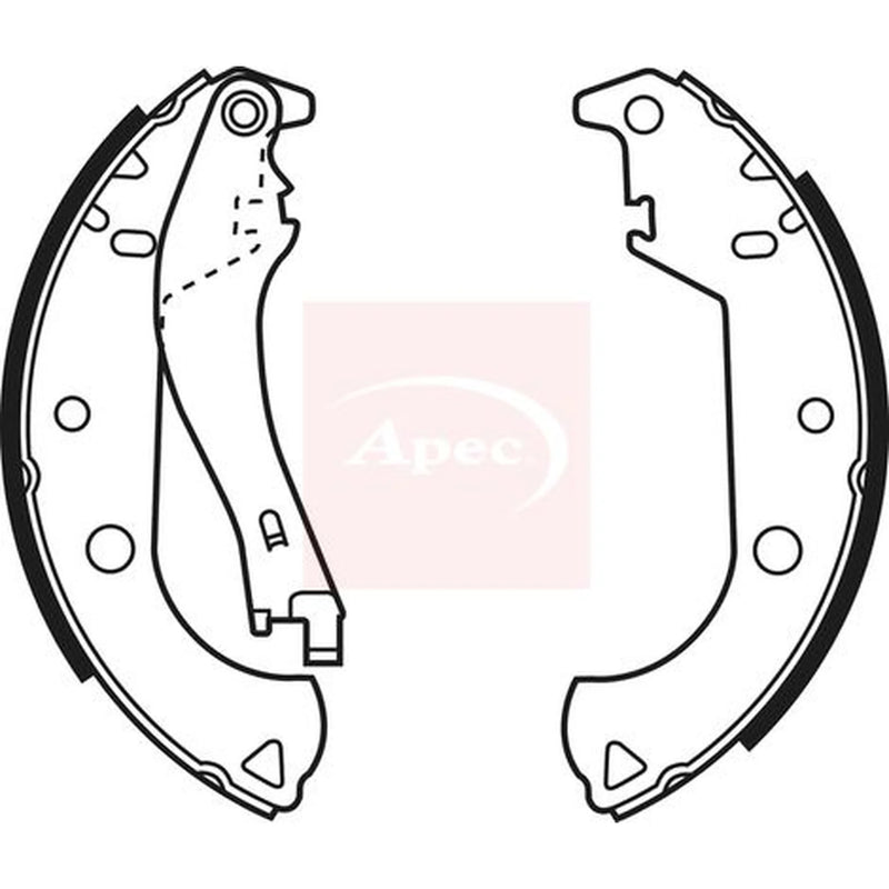 Apec Brake Shoe Set Axle Kit SHU642
