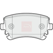 Apec Rear Brake Pad Set PAD1529
