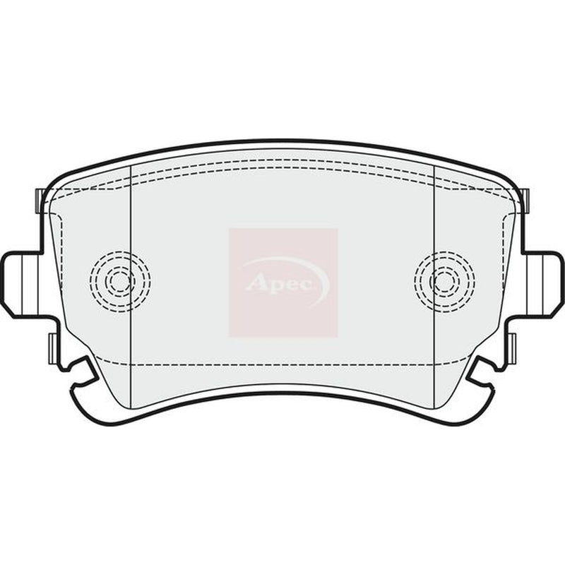 Apec Rear Brake Pad Set PAD1529