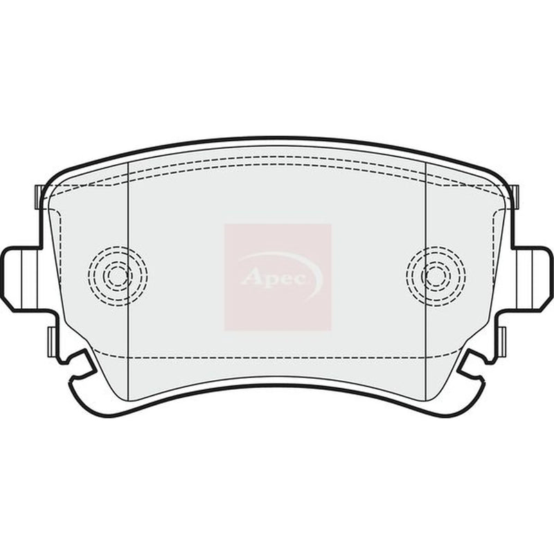Apec Rear Brake Pad Set PAD1529