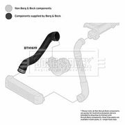 Borg & Beck Intercooler Turbo Charge Air Hose BTH1619