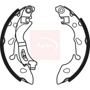 Apec Brake Shoe Set Axle Kit SHU807