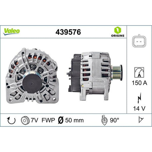 Valeo Car Alternator 12V 439576