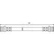 Apec Brake Hydraulic Hose Line Rear HOS3232