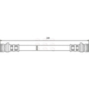 Apec Brake Hydraulic Hose Line Rear HOS3232