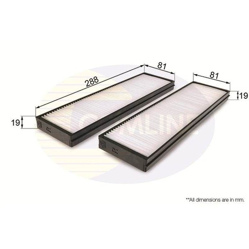 Comline Cabin Air Filter (Pollen Filter) EKF308