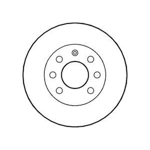 Abtex 2 x Vented Front Brake Discs BD235V