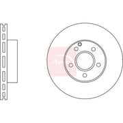 Apec 2 x Vented Front Brake Discs DSK2585