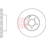 Apec 2 x Vented Front Brake Discs DSK2585