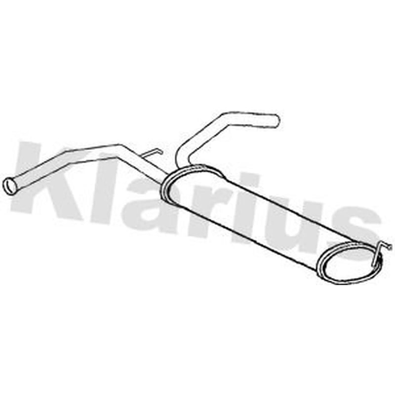 Klarius Box With Tail Pipe Rear CN549J