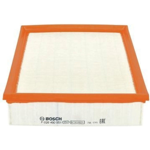 Genuine Bosch Car Air Filter S0551 Fits Dodge Nitro Crd - 2.8 - 06-12 F026400551 Bosch  - Town Parts