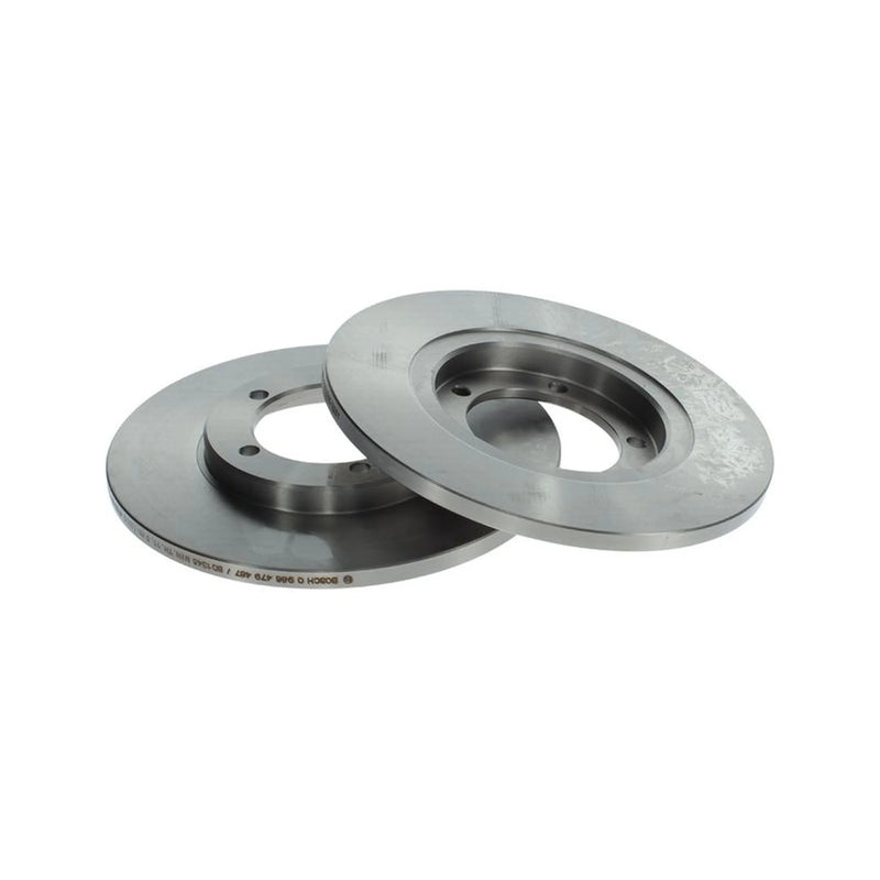 Bosch 2 x Solid Front Brake Discs 0 986 479 487