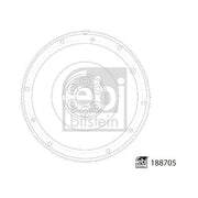 Febi Engine Flywheel 158 Teeth 188705