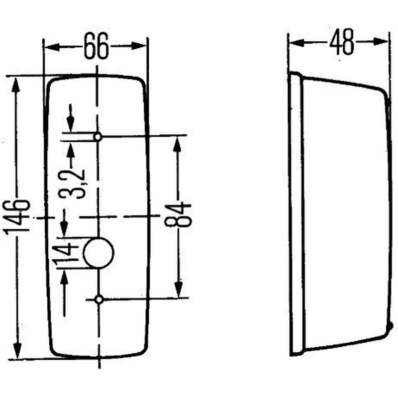 Hella Direction Indicator Light Right Front 2BA 001 277-021