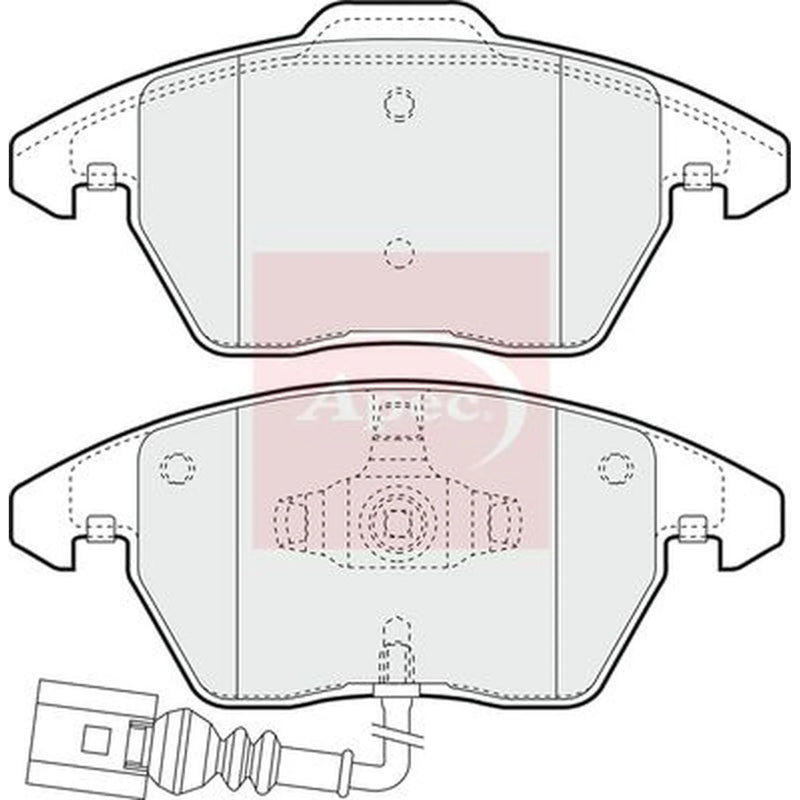 Apec Front Brake Pad Set PAD1313