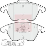Apec Front Brake Pad Set PAD1313