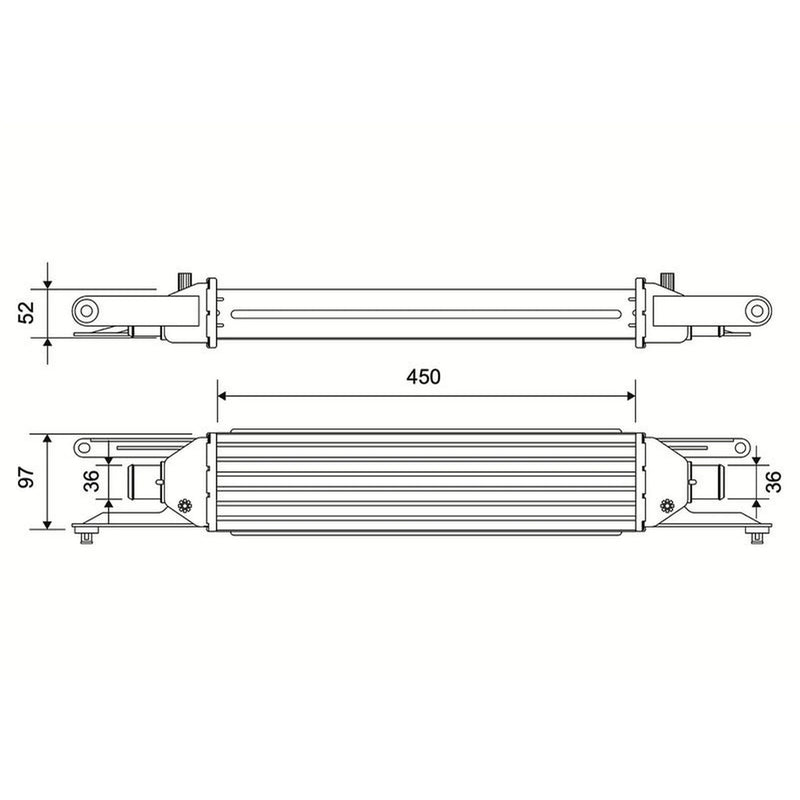 Valeo Intercooler (Charge Air Cooler) 822976