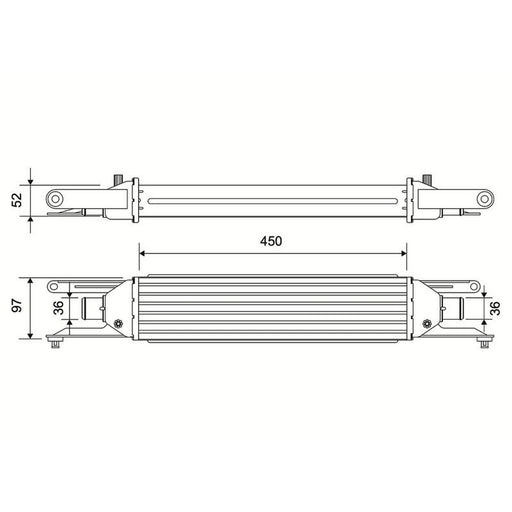Valeo Intercooler (Charge Air Cooler) 822976