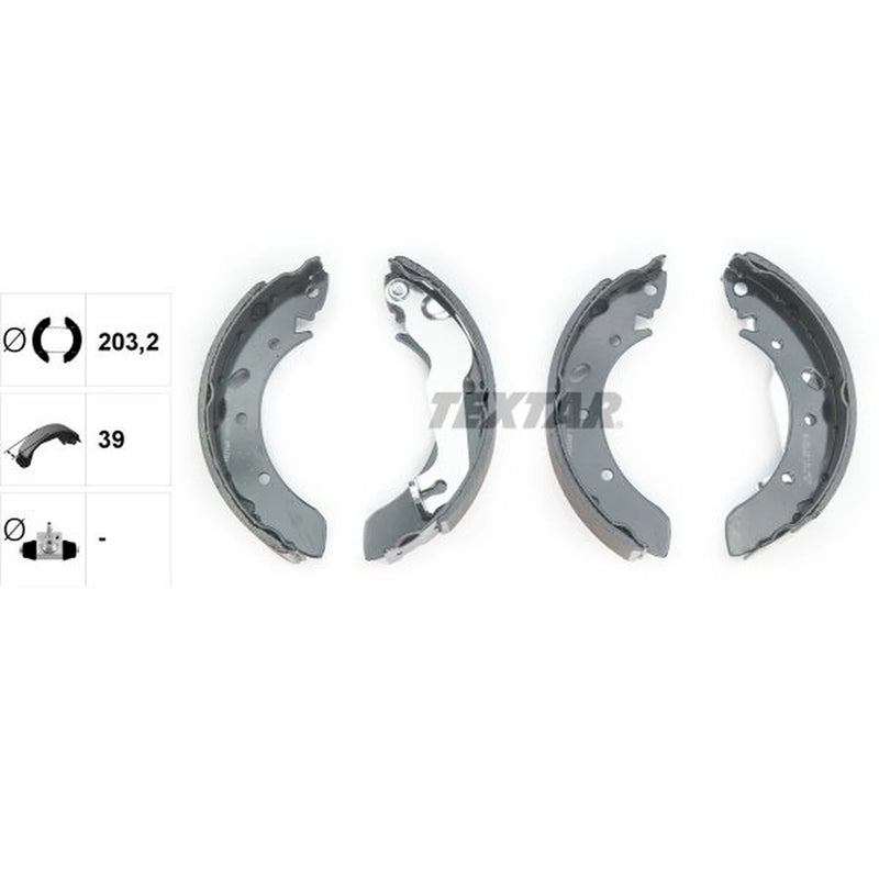 Textar Brake Shoe Set Axle Kit 91052300