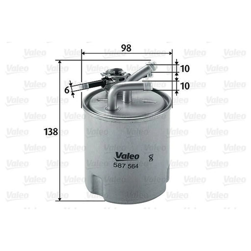 Valeo Fuel Filter Element 587564