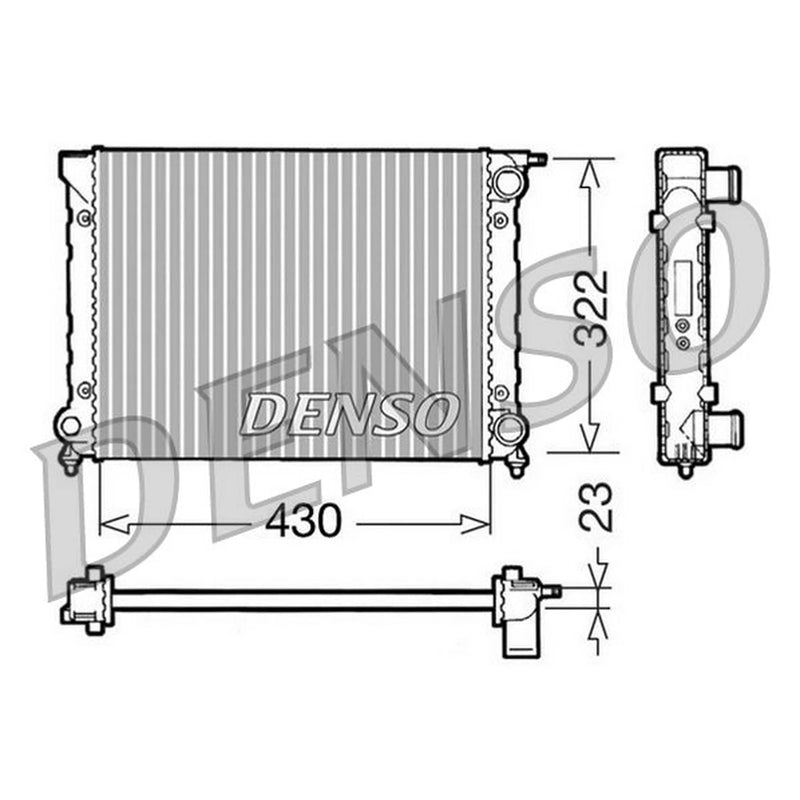 Denso Engine Radiator DRM32004