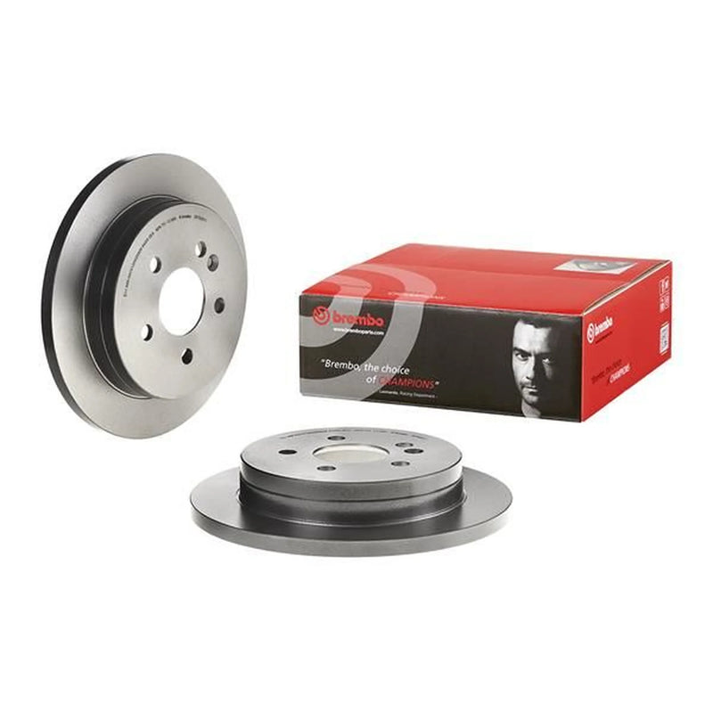 Brembo 2 x Solid Rear Brake Discs 08.7936.11