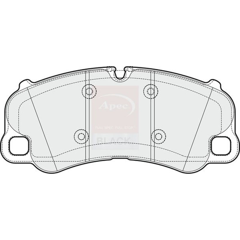 Apec Front Brake Pad Set PAD2019B