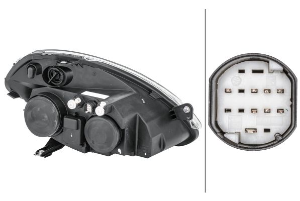 Hella Headlight Headlamp W5W Left