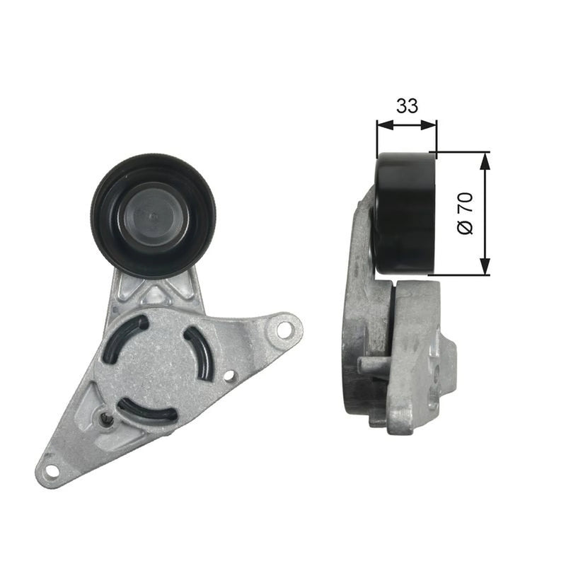 Gates Auxiliary Belt Tensioner T39250