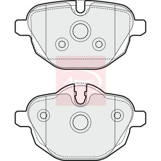 Apec Rear Brake Pad Set PAD1752