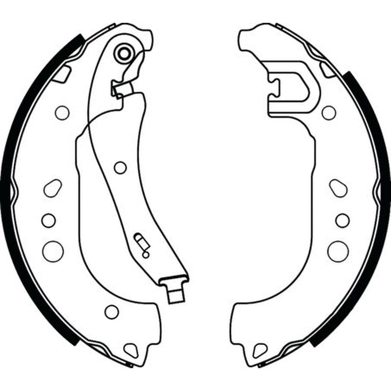 Abtex Brake Shoe Set Axle Kit ABS4160